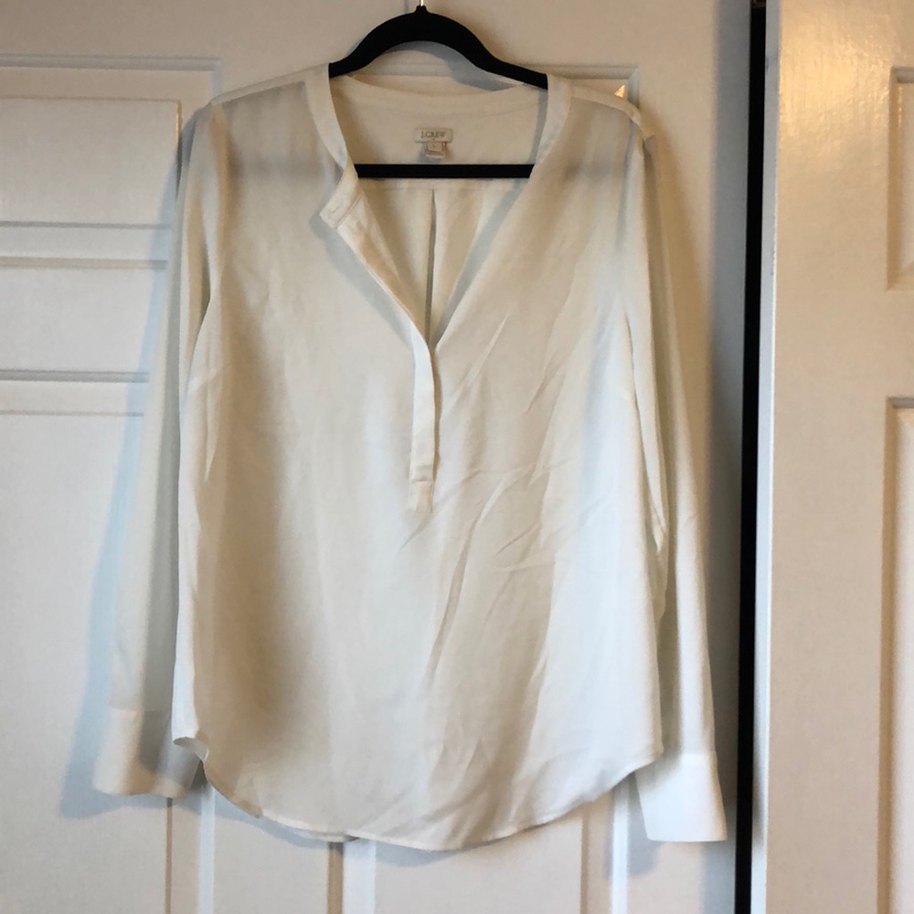 Silky J Crew Henley Top